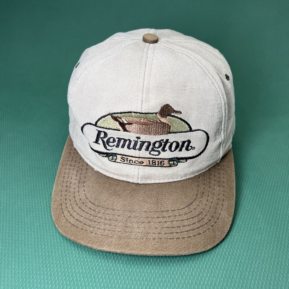 Vintage Remington Since 1816 Cap Brown Duck Hunting Nature SnapBack